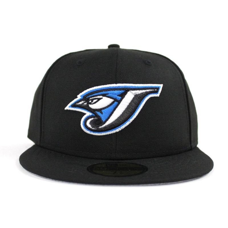 Toronto Blue 2004 ROAD Jays New Era 59Fifty Fitted Hat (Black Gray Under Brim) 7