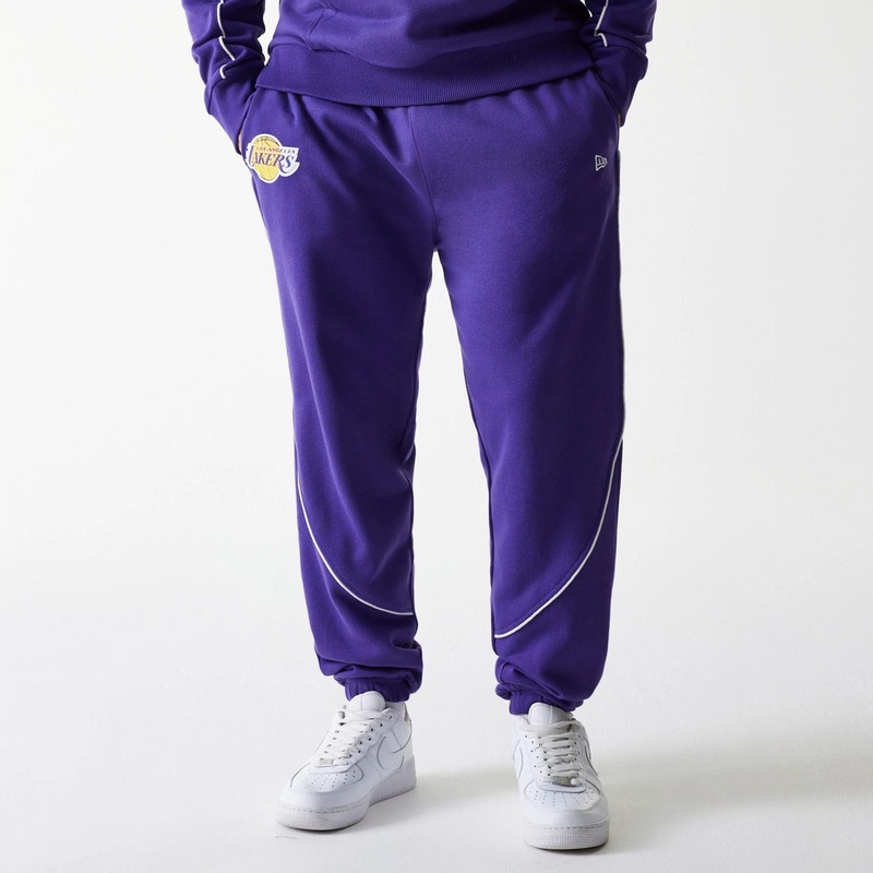 LA Lakers NBA Piping Purple Joggers XS