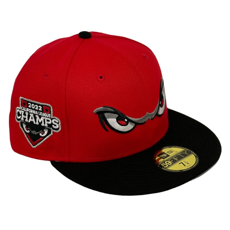 LAKE ELSINORE STORM (RED) “2022 CHAMPS” NEW ERA 59FIFTY FITTED 67/8