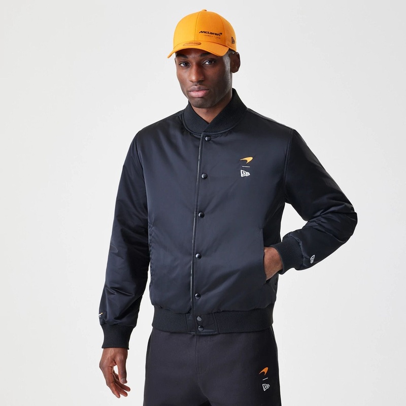 McLaren Racing McLaren Black Reversible Bomber Jacket XS
