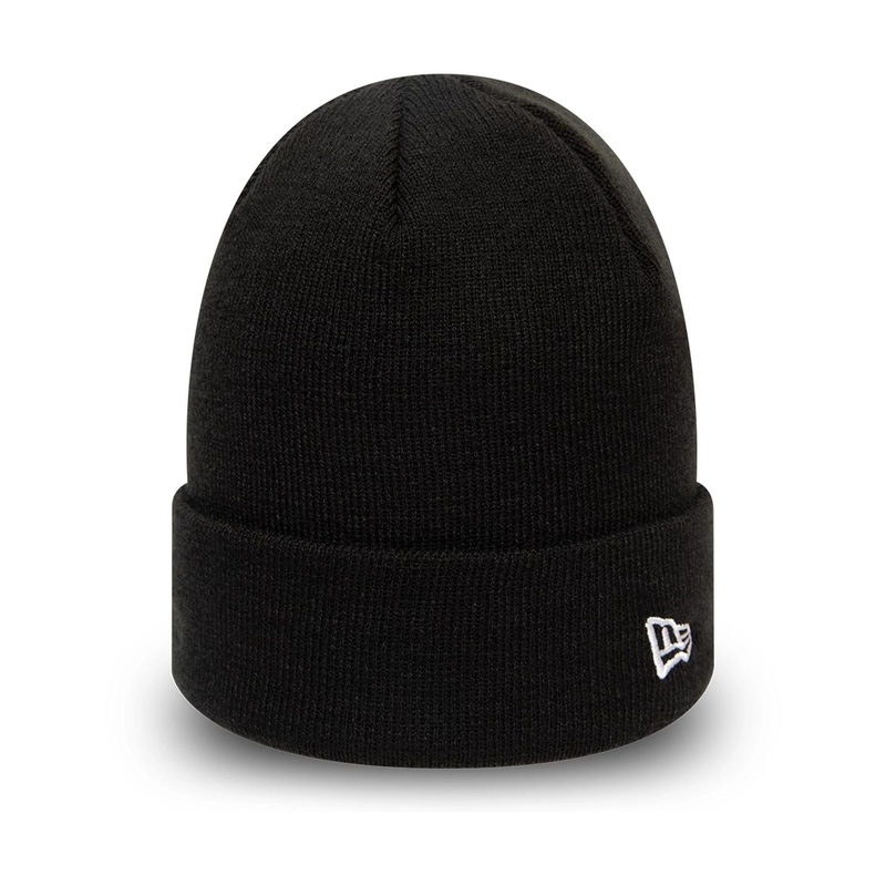 New Era Essential Black Cuff Beanie Hat OSFM