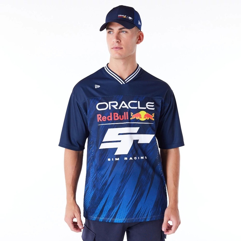 Red Bull  Sim Racing Navy V Neck Jersey XS