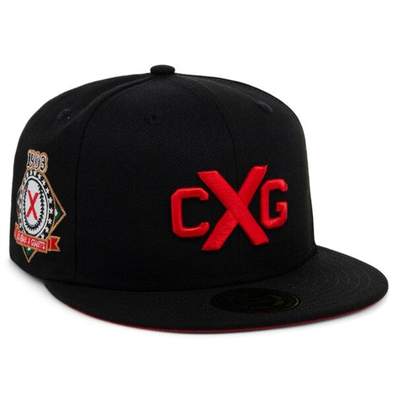Rings & Crwns  Cuban Giants Team Fitted Hat – Black
