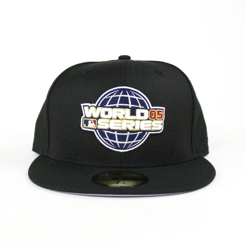 2005 World Series Chicago White Sox New Era 59Fifty Fitted Hat (GRAY UNDER BRIM) 7