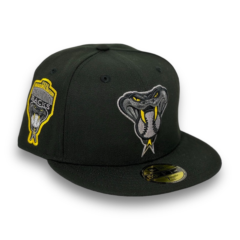 ARIZONA DIAMONDBACKS (BLACK MAMBA) (1998 INAUGURAL SEASON) NEW ERA 59FIFTY FITTED 67/8