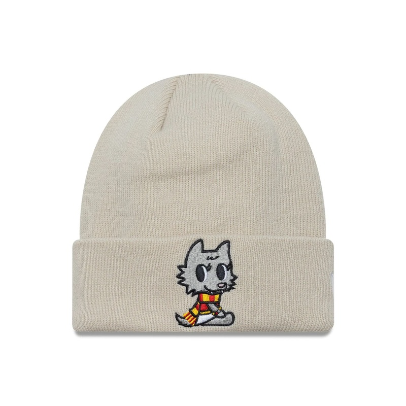 AS Roma Kids Core Cream Cuff Knit Beanie Hat Child