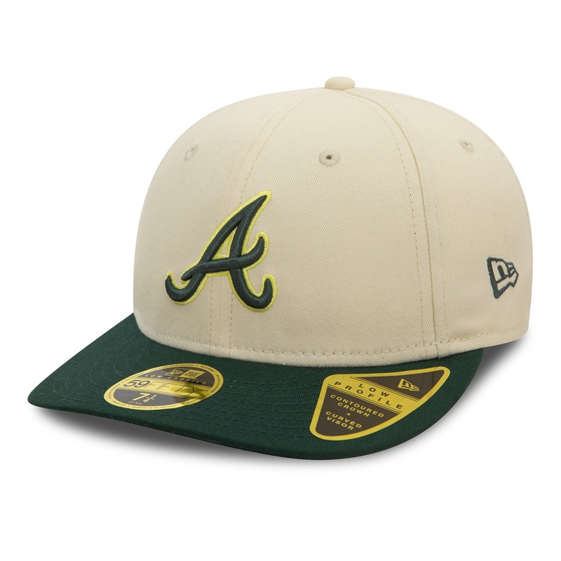 Atlanta Braves 59FIFTY Low Profile Seasonal World Series Stone/Green Cap 7