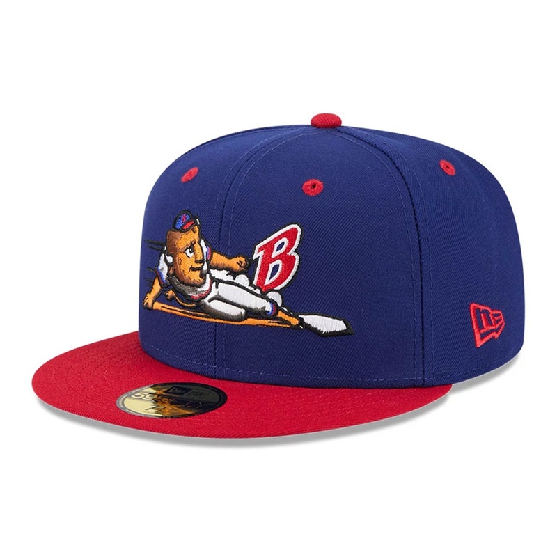 Buffalo Bisons MiLB Theme Nights Dark Blue 59FIFTY Fitted Cap 6 7/8