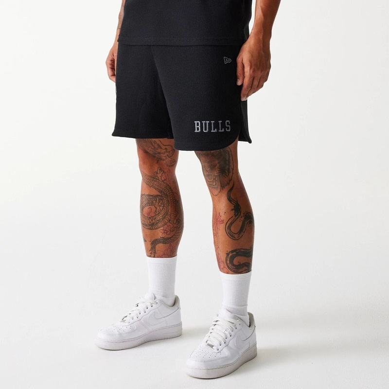 Chicago Bulls NBA Waffle Black Shorts XS