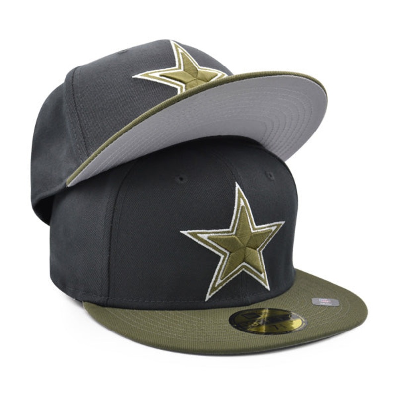 Dallas Cowboys GRILLING Exclusive New Era 59FIFTY Fitted NFL Hat -Charcoal/Army 7