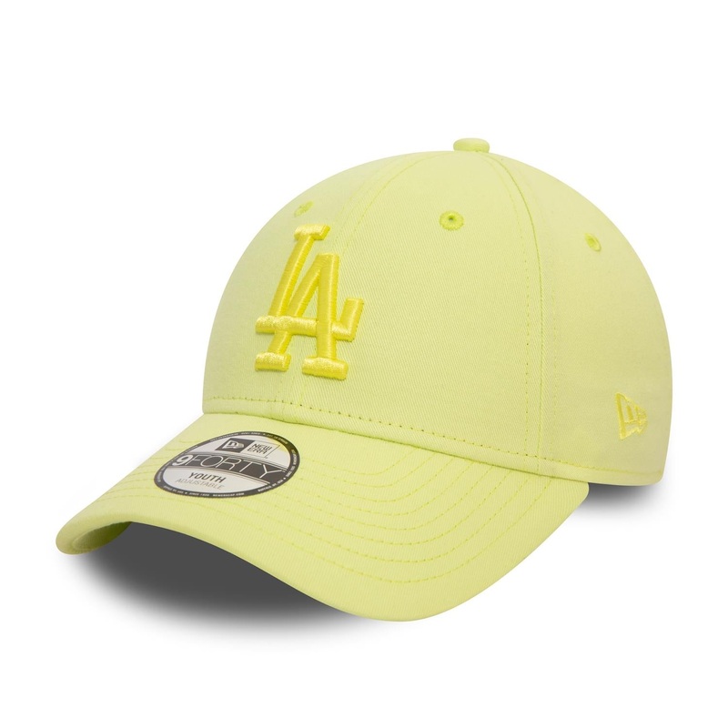 Los Angeles Dodgers 9FORTY Kids League Essential Yellow Cap NE-CHILD