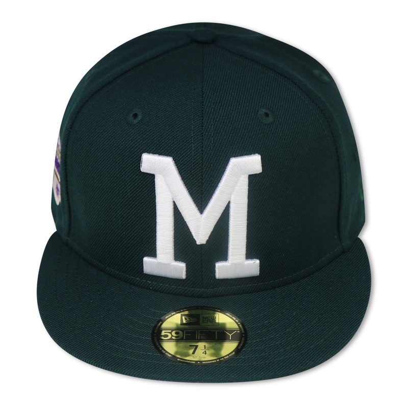 MILWAUKEE BRAVES “1957 WORLDSERIES” NEW ERA 59FIFTY FITTED (PURPLE BOTTOM) 67/8