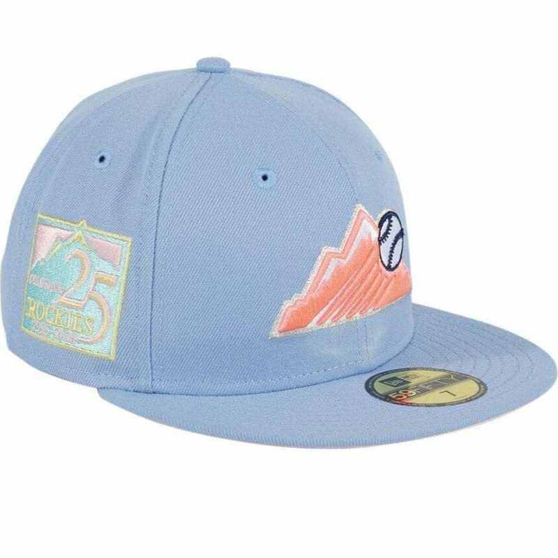 New Era Colorado Rockies Cotton Candy 59Fifty Fitted Hat