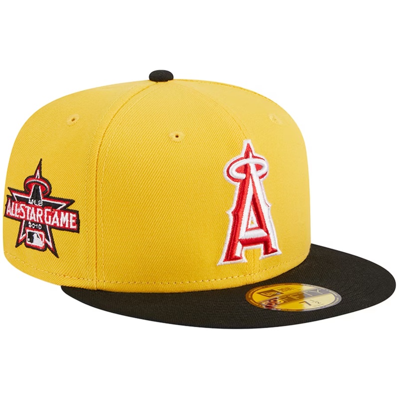 New Era Los Angeles Angels Yellow/Black Grilled 2023 59FIFTY Fitted Hat