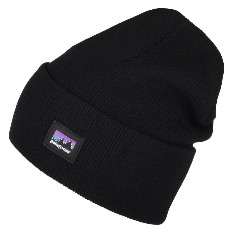 Patagonia Hats Everyday Recycled Beanie Hat – Black 1-Size
