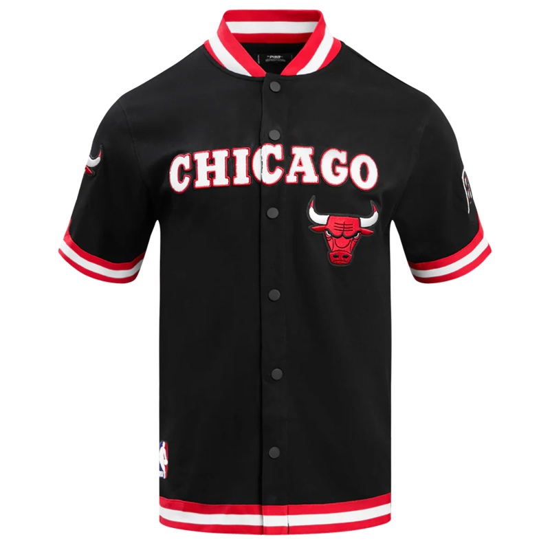 PRO STANDARD CHICAGO BULLS (BLACK) CLASSIC WARMUP JACKET S
