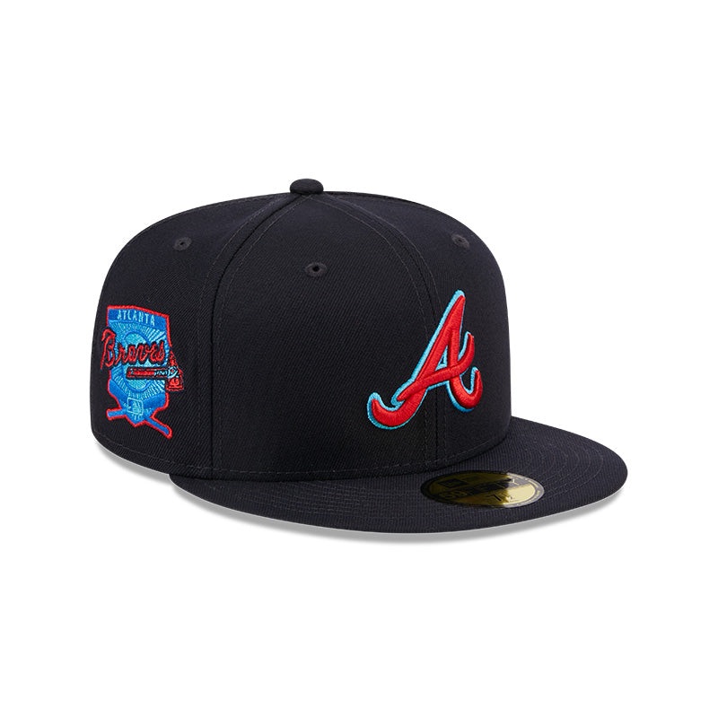 Atlanta Braves New Era 2023 MLB Father’s Day On-Field 59FIFTY Fitted Hat – Navy 6 7/8
