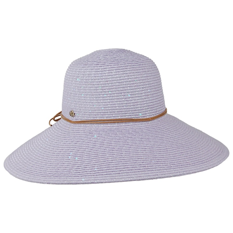 Cappelli Hats Waverly Paper Braid Sun Hat – Lavender 1-Size