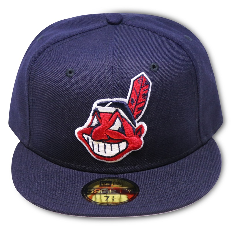 CLEVELAND INDIANS ROAD (ALL NAVY) 1999-2002 NEW ERA 59FIFTY FITTED 67/8