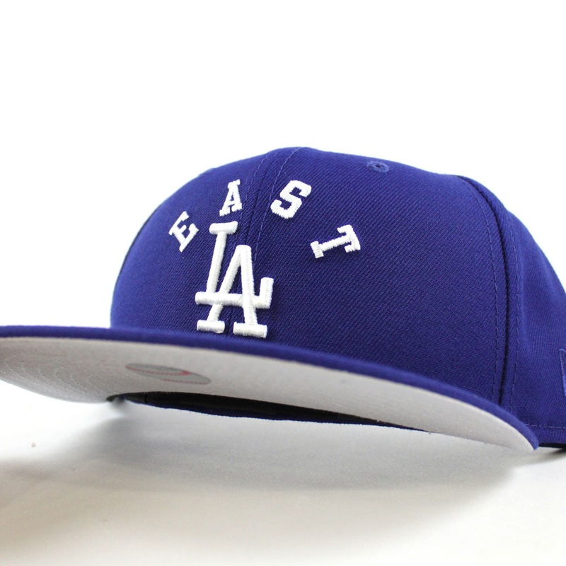 East Los Angeles Dodgers New Era 59Fifty Fitted Hat (Grey Under Brim) 6 7/8