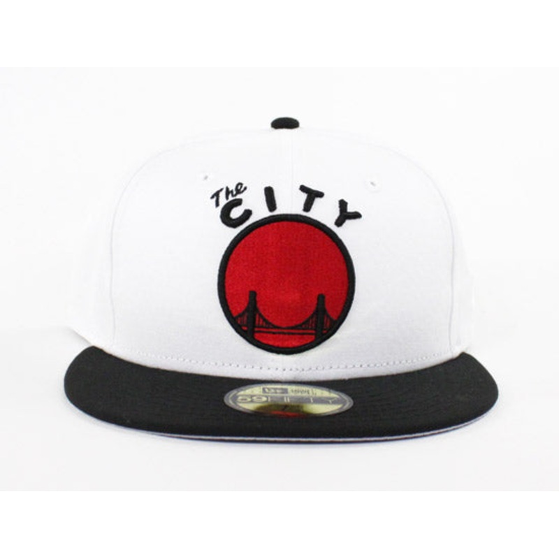 Golden State Warriors New Era 59Fifty Fitted Hat (Air Jordan 1 Retro High OG Bred Toe Gray Under Brim) 7