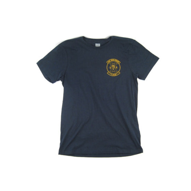 Huf Snake Tee (Navy/Yellow) xl