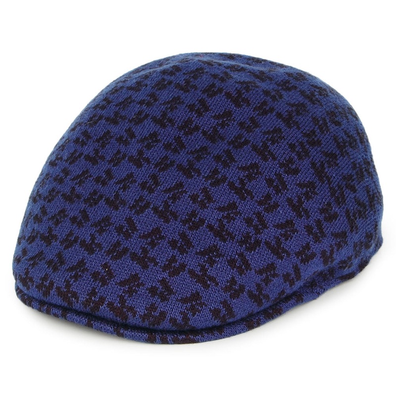 Kangol Square K 507 Flat Cap – Navy Blue S