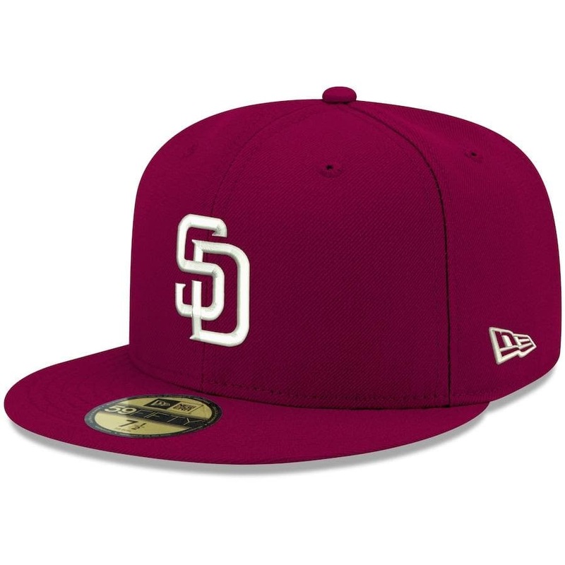 New Era San Diego Padres Cardinal Logo 59FIFTY Fitted Hat
