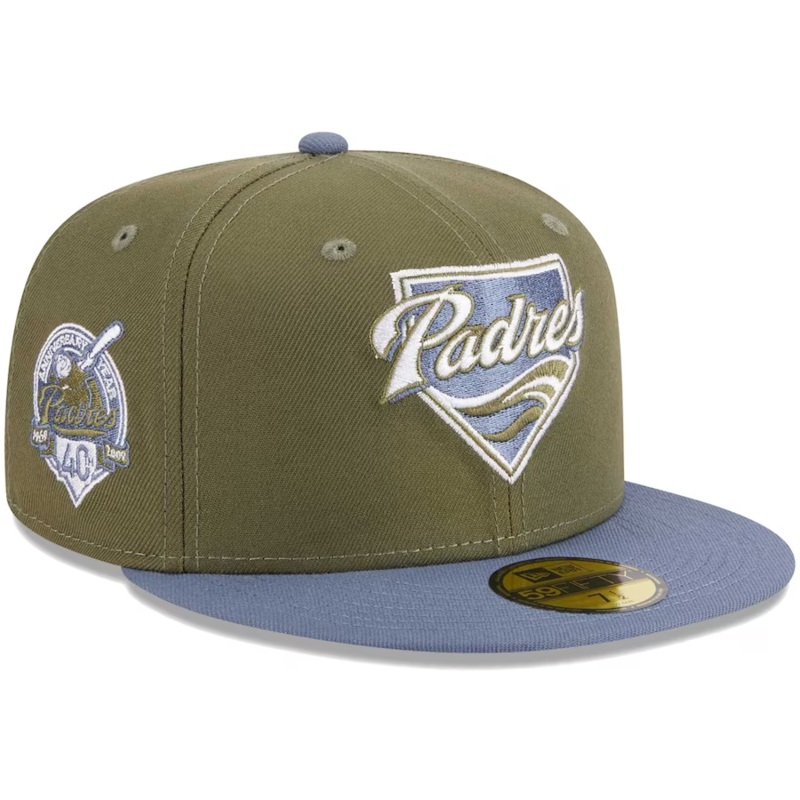 New Era San Diego Padres Olive/Blue 2023 59FIFTY Fitted Hat