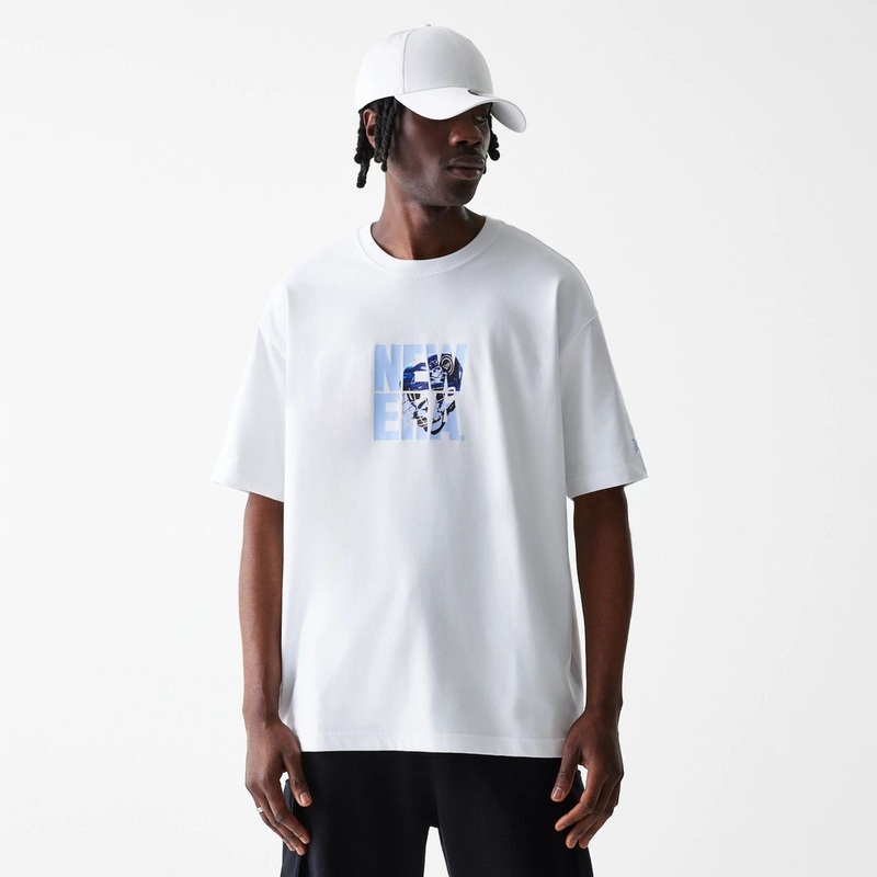 New Era Street Dangle White Oversized T-Shirt 3XL
