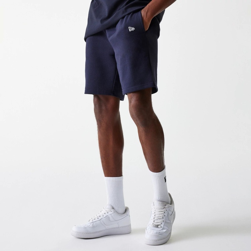 New York Yankees MLB League Essential French Terry Navy Shorts XS