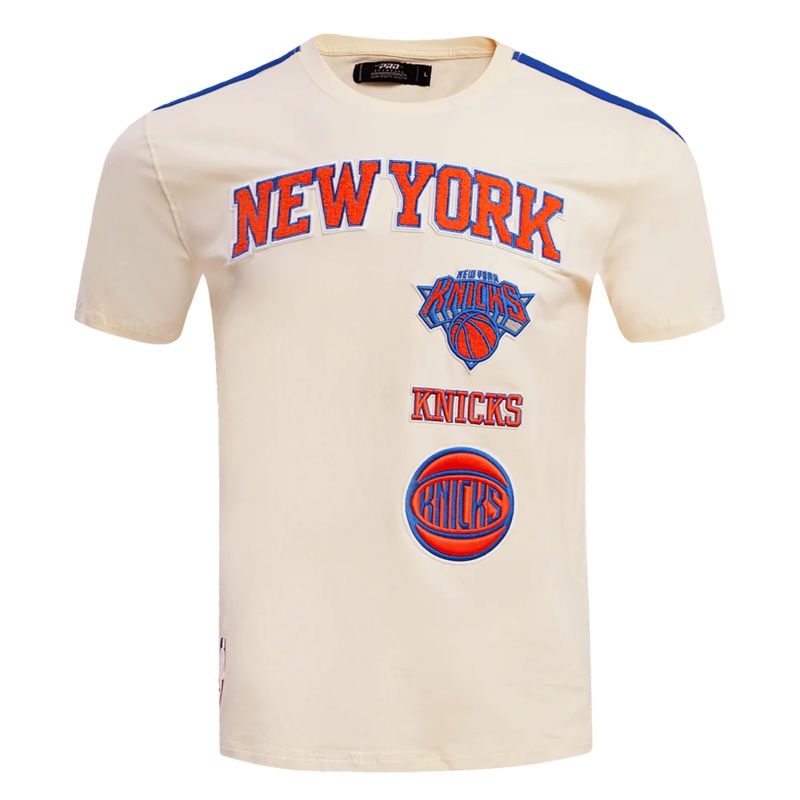 PRO STANDARD NEW YORK KNICKS RETRO CLASSIC SJ STRIPED (OFF-WHITE) TEE (156099-ERB) S