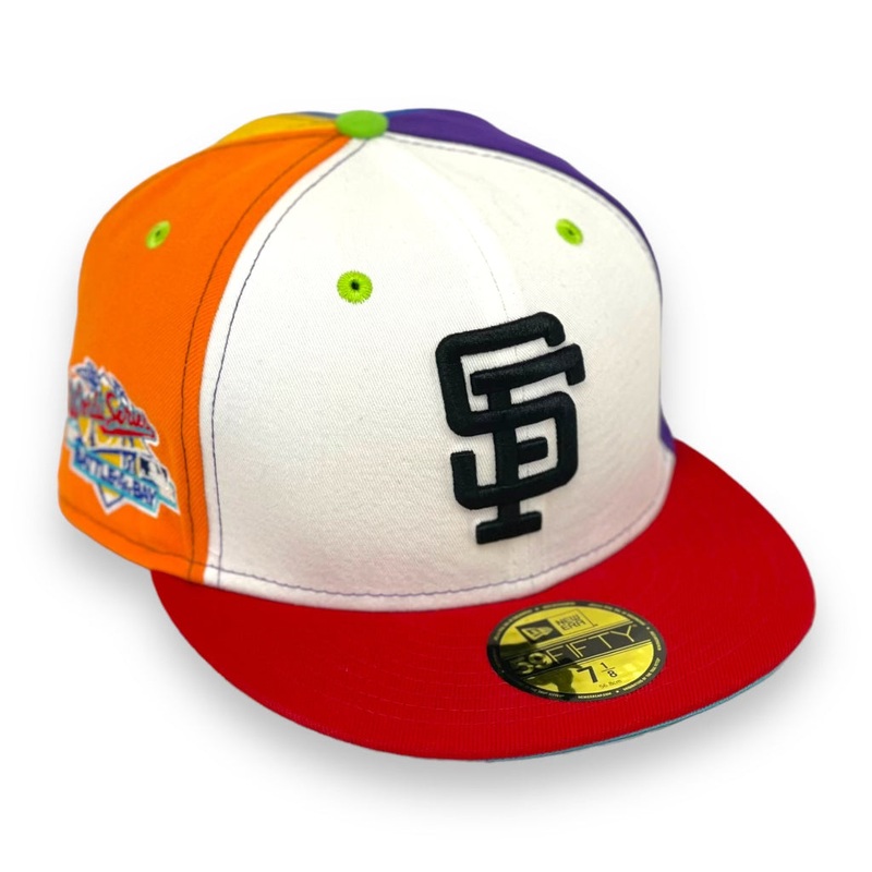 SAN FRANCISCO GIANTS (1989 WORLD SERIES “BATTLE OF THE BAY”) NEW ERA 59FIFTY FIITED (VICE BLUE UNDER VISOR) 67/8