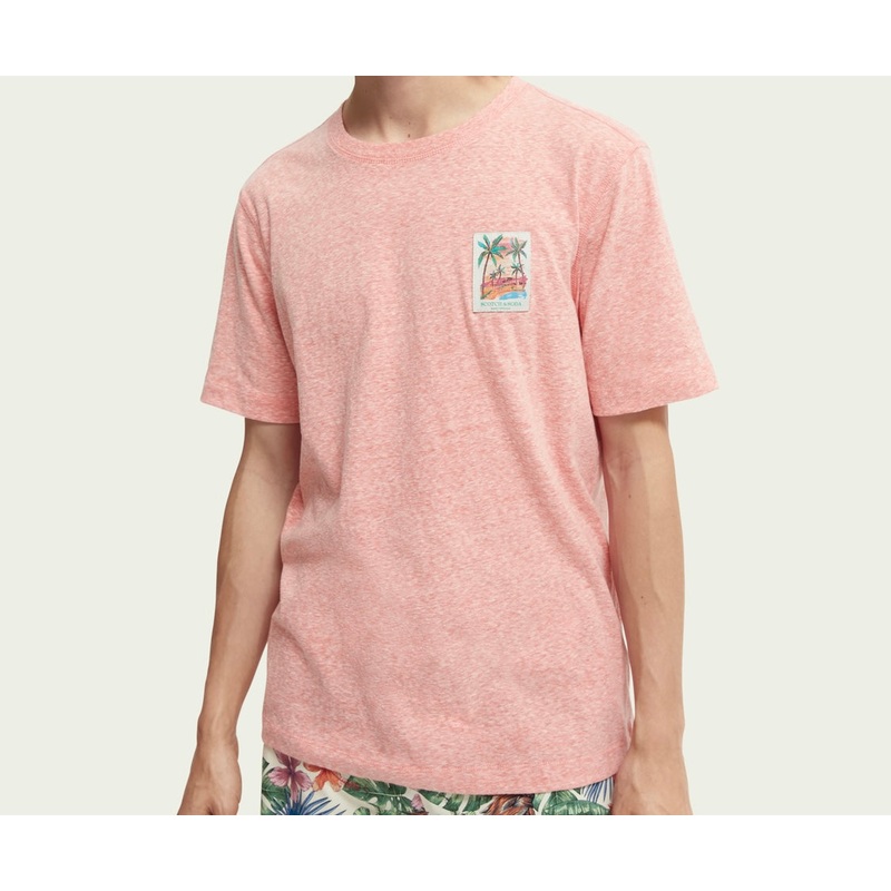 SCOTCH&SODA “MELANGE JERSEY” TEE S