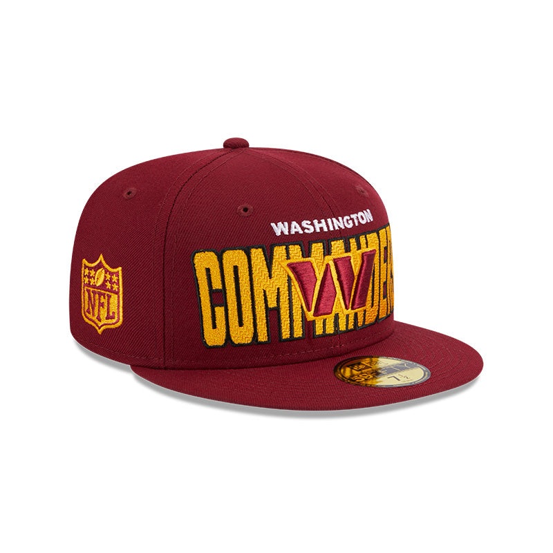 Washington Commanders New Era 2023 NFL Draft On-Stage 59FIFTY Fitted Hat – Burgundy 6 7/8