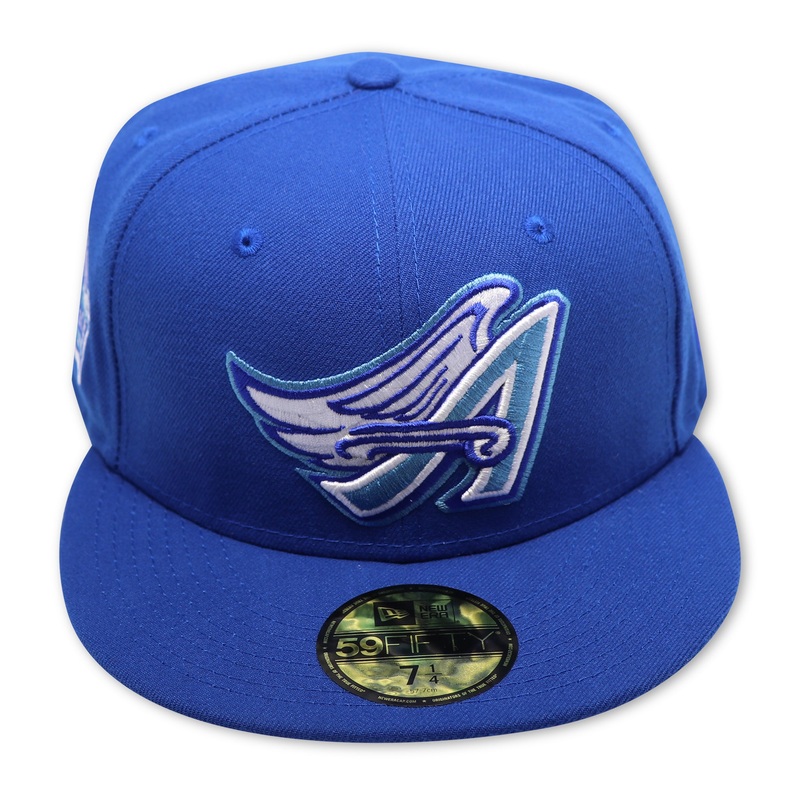 ANAHIEM ANGELS (ROYAL) (40TH SEASON) NEW ERA 59FIFTY FITTED (SKY BLUE UNDER VISOR) 67/8