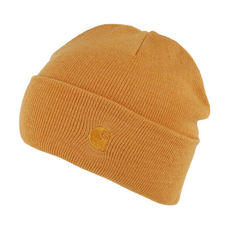 Carhartt WIP Hats Chase Cuffed Beanie Hat – Wheat 1-Size