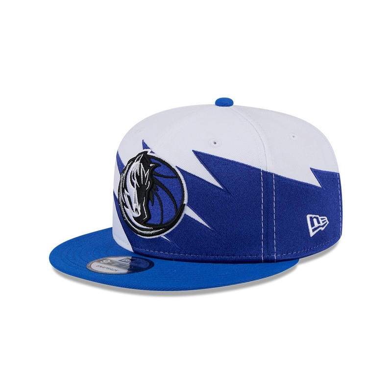 Dallas Mavericks New Era JAGGED 9Fifty Snapback Hat = Royal Blue