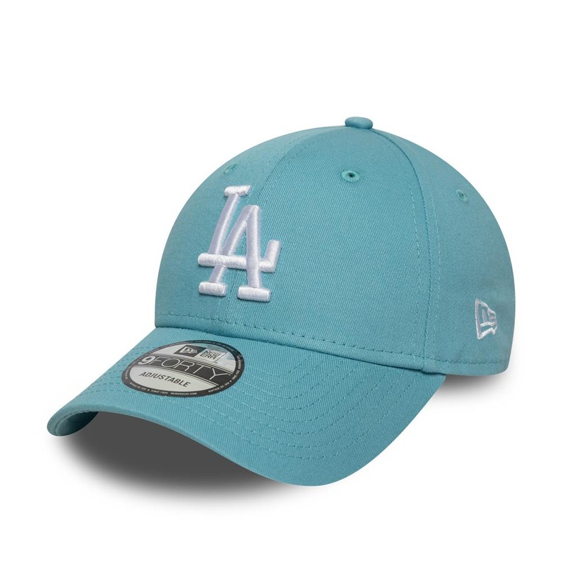 Los Angeles Dodgers 9FORTY MLB League Essential Pastel Blue Cap One Size