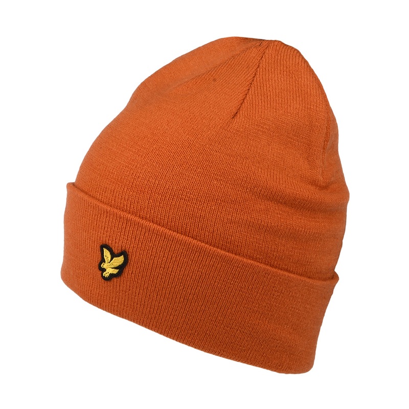 Lyle & Scott Hats Basic Beanie Hat – Orange 1-Size