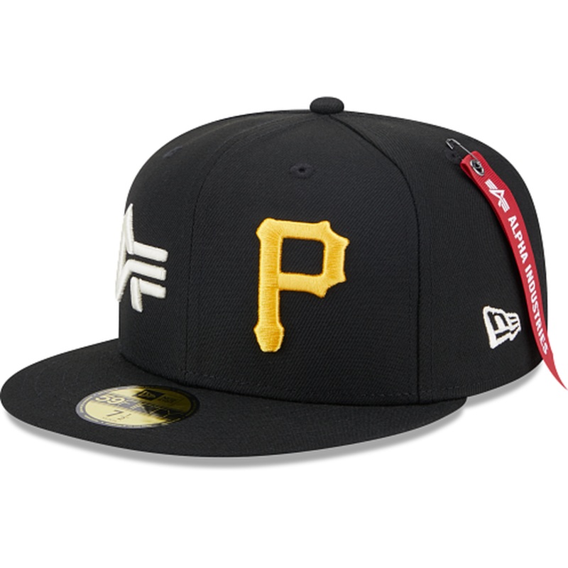New Era Alpha Industries X Pittsburgh Pirates Dual Logo 59FIFTY Fitted Hat