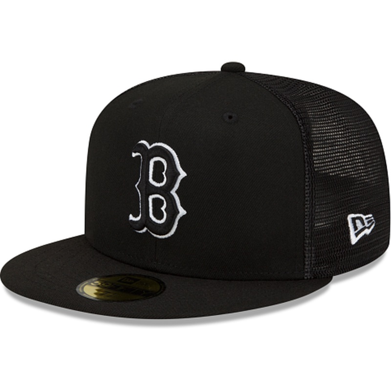 New Era Boston Red Sox 2023 Batting Practice Black 59FIFTY Fitted Hat