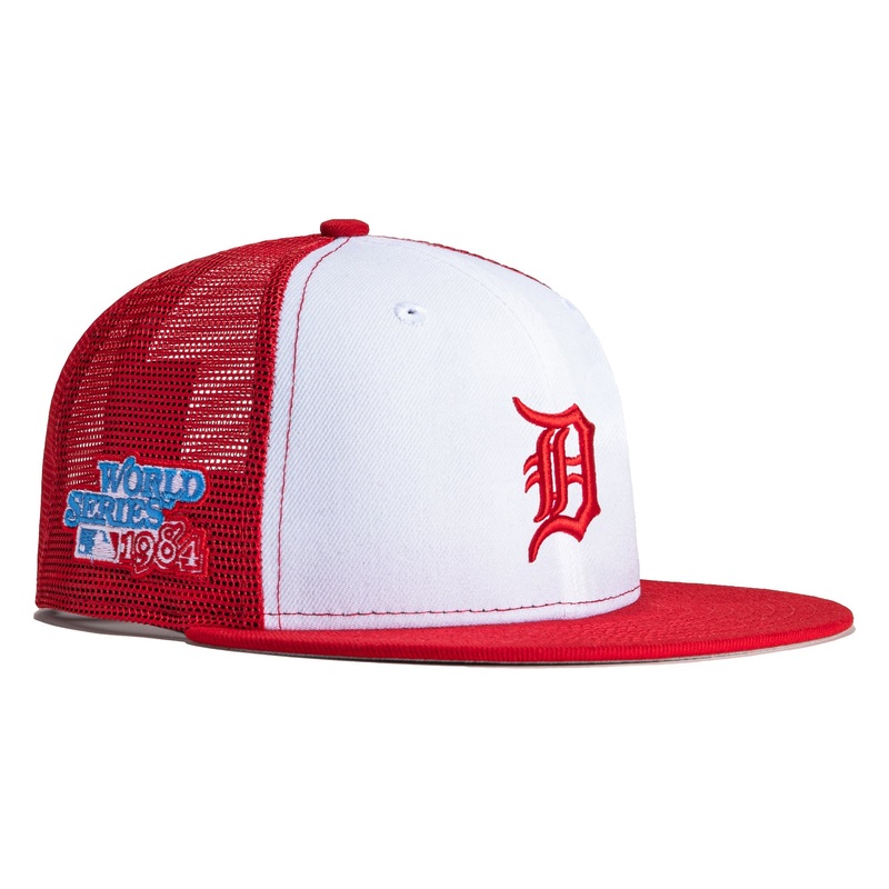 New Era Detroit Tigers 1984 World Series Trucker Rail 2022 59FIFTY Fitted Hat