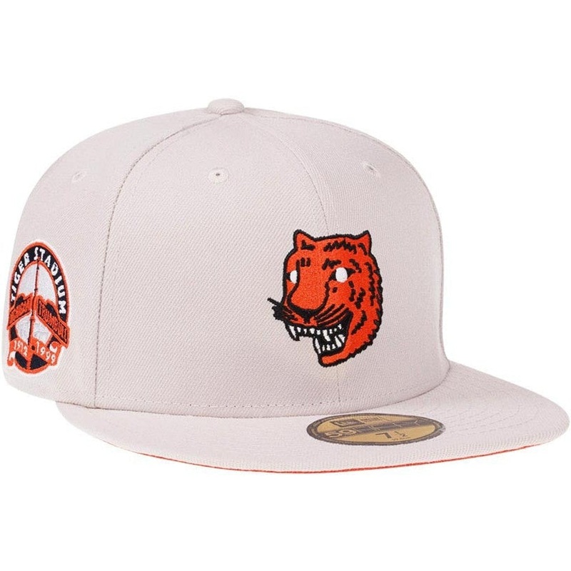 New Era Detroit Tigers Cream/Orange Tigers Stadium 59FIFTY Fitted Cap