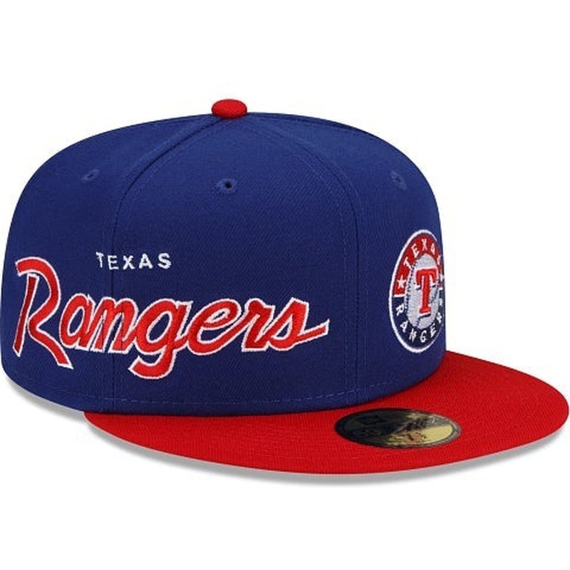 New Era Texas Rangers Double Logo 2022 59FIFTY Fitted Hat