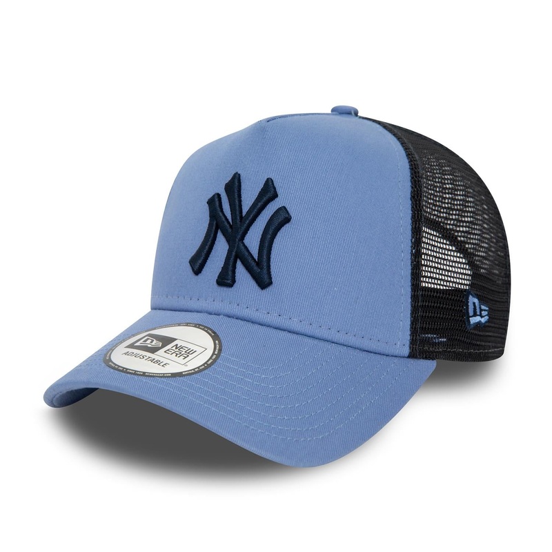 New York Yankees League Essential Blue Trucker Cap One Size