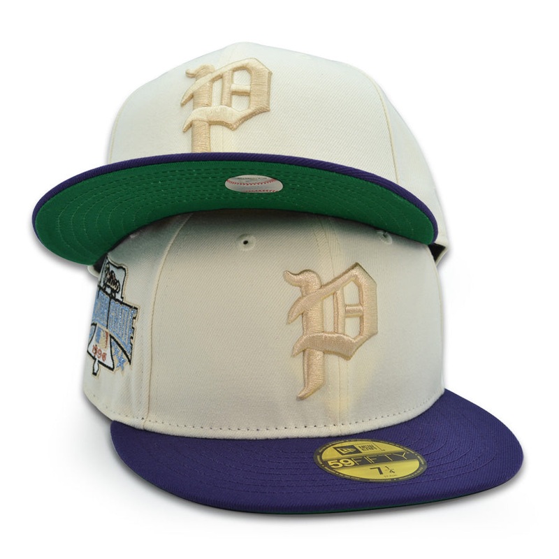 Philadelphia Phillies “POLYNESIAN PHILLIES ll” Exclusive New Era 59Fifty Fitted Hat – Chrome/Purple 6 7/8