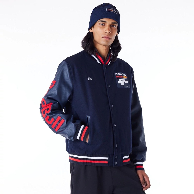 Red Bull Sim Racing Navy Varsity Jacket XS