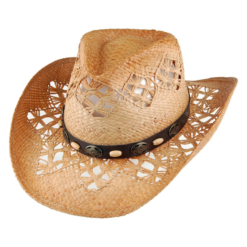 sur la tte Annie Oakley Raffia Cowboy Hat Wholesale Pack Prepack