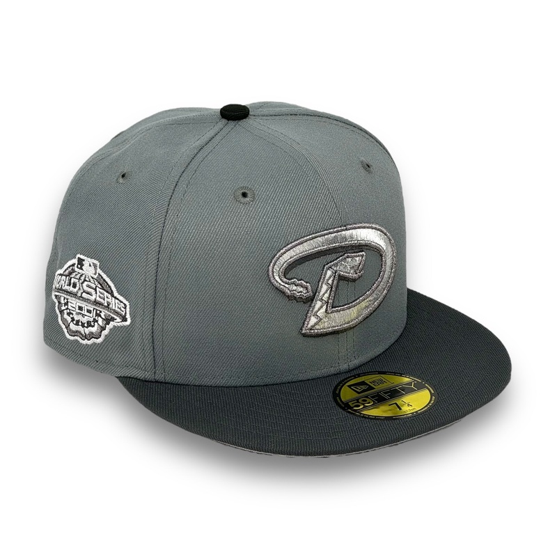 ARIZONA DIAMONDBACKS GREY (2001 WORLD SERIES) NEW ERA 59FIFTY FITTED (PO) 67/8